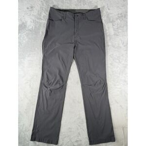 Eddie Bauer Pants Men's 36x32 Grey Tech Performance Chino Hiking UPF 50
